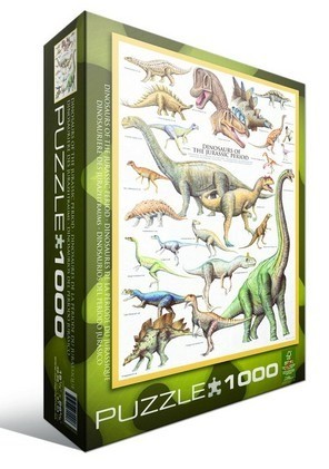 Puzzelwereld legpuzzel eurographics 0099 Dinosauriers Jura 1000 stukjes L