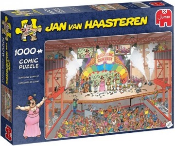 Puzzelwereld-Legpuzzel-Jumbo-Jan van Haasteren- Eurovisie Songfestifal-1000 stukjes-20025
