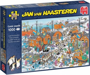 Puzzelwereld-Legpuzzel-Jumbo-Jan van Haasteren- Zuidpool Expeditie-1000 stukjes-20038