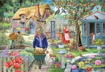Puzzelwereld legpuzzel the house of puzzles 2391 In te Garden 1000 stukjes P