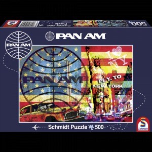 Puzzelwereld-Legpuzzel-Schmidt-Pan Am, New York-500 stukjes-S59500