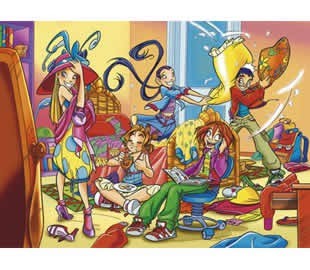 Puzzelwereld legpuzzel clementoni 30066 witch 350 stukjes P