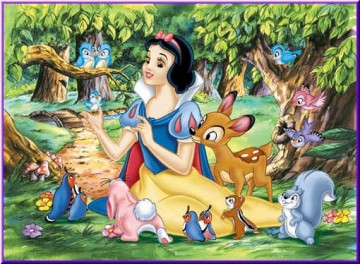 puzzelwereld legpuzzel jumbo 02139 sneeuwwitje plat