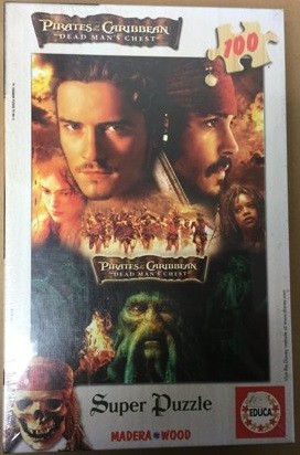 Puzzelwereld-Legpuzzel-Educa-Pirates of the Caribbean II (hout)-100 stukjes-D13275