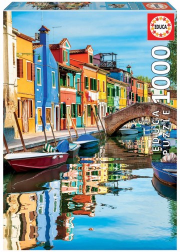 puzzelwereld legpuzzel educa 19023 burano 1000 stukjes F