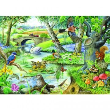 Puzzelwereld legpuzzel the house of puzzles Tales of the River 500 stukjes XL P