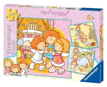 Puzzelwereld-Legpuzzel-Ravensburger-Op Wolk 7-3 x 49 stukjes-92604