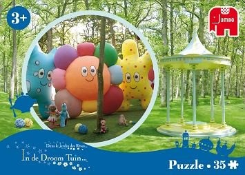 Puzzelwereld-Legpuzzel-Jumbo- In de Droomtuin-35 stukjes-13443C F