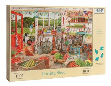 puzzelwereld legpuzzel the house of puzzles 3268 potting shed 1000 stukjes L