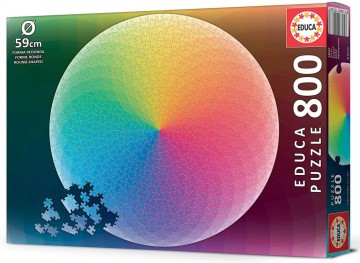 puzzelwereld legpuzzel educa 19033 regenboog 800 stukjes R
