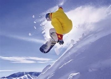 Puzzelwereld-Legpuzzel-Educa-Snowboard-500 stukjes-16273 P