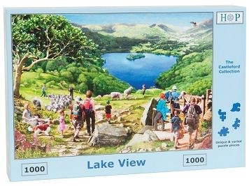 puzzelwereld legpuzzel the house of puzzles 4043 lake view 1000 stukjes L