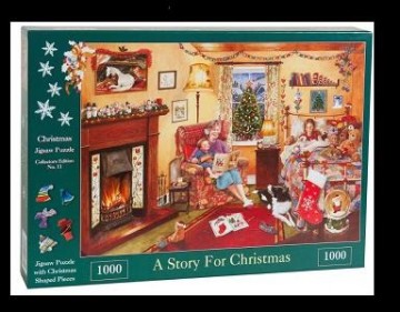 Puzzelwereld legpuzzel the house of puzzles 3800 A Story for Christmas 1000 stukjes F