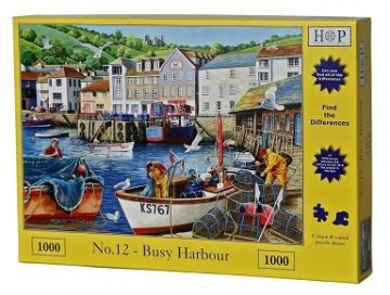 puzzelwereld legpuzzel the house of puzzles 4180 bust harbour 1000 stukjes R