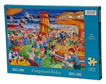 Puzzelwereld legpuzzel the house of puzzles 4111 Fairground Rides 250 XL stukjes  R