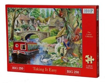 Puzzelwereld legpuzzel the house of puzzles 4159 Taking It Easy 250 stukjes XL P