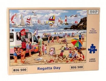 Puzzelwereld legpuzzel the house of puzzles 4364 Regatta Day 500 stukjes XL L