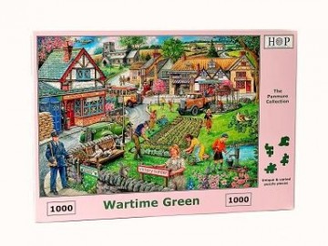 puzzelwereld legpuzzel the house of puzzles 4296 wartime green 1000 stukjes L