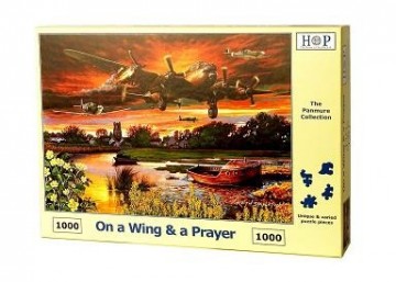 puzzelwereld legpuzzel the house of puzzles 4221 on a wing and a prayer 1000 stukjes R