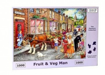 puzzelwereld lefpuzzel the house of puzzles 4210 fruit and veg man 1000 stukjes L