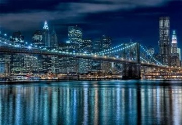 Puzzelwereld-Legpuzzel-Educa-Manhattan Bij Nacht-1000 stukjes-15978 P