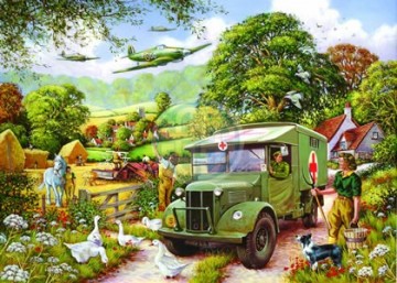 puzzelwereld legpuzzel the house of puzzles 2100 land girls 1000 stukjes P