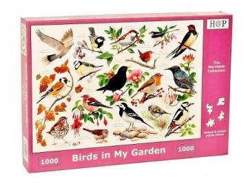 puzzelwereld legpuzzel the house of puzzles 4623 birds in my garden 1000 stukjes L