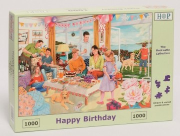 Puzzelwereld legpuzzel the house of puzzles 4982 happy birthday 1000 stukjes L