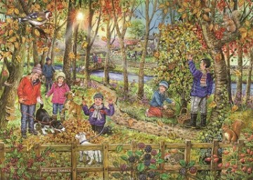 Puzzelwereld legpuzzel the house of puzzles 5088 Autumn Leaves 250 XL stukjes P