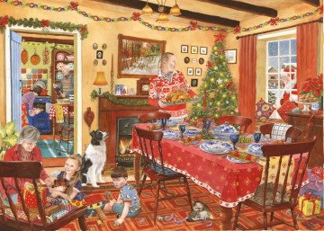 1000 stukjes - Unexpected Guest - Tracy Hall House of Puzzels legpuzzel nr. 8 uit de Christmas Collection