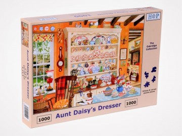 Puzzelwereld legpuzzel the house of puzzles 5194 Aunt Daisy's Dresser 1000 stukjes L