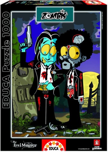 Puzzelwereld-Legpuzzel-Educa-Silver-1000 stukjes-15205 F