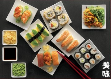 Puzzelwereld-Legpuzzel-Educa-Sushi-500 stukjes-17986 P