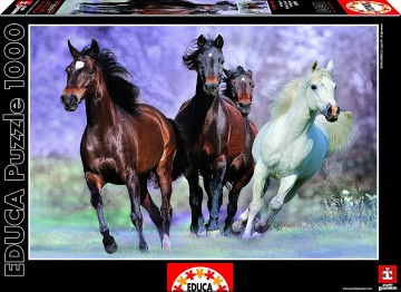 Puzzelwereld-Legpuzzel-Educa-In Galop-1000 stukjes-14809 F
