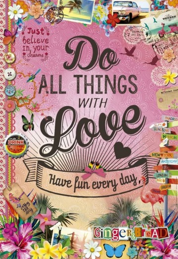 Puzzelwereld-Legpuzzel-Educa-Do All Things With Love-500 stukjes-17086 F