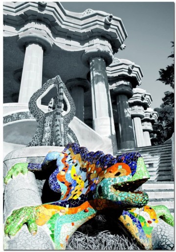 Puzzelwereld-Legpuzzel-Educa-Park Guell, Barcelona-500 stukjes-15319 P