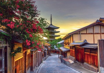 Puzzelwereld-Legpuzzel-Educa-Pagode Yasaka, Kyoto, Japan-1000 stukjes-17969 P