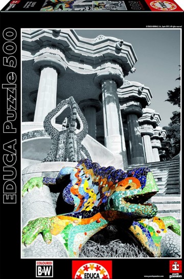 Puzzelwereld-Legpuzzel-Educa-Park Guell, Barcelona-500 stukjes-15319 F