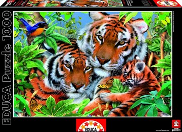 Puzzelwereld-Legpuzzel-Educa-Wild Tenderness-1000 stukjes-15158 F