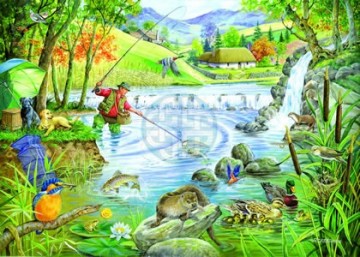 puzzelwereld legpuzzel the house of puzzles 2131 tight lines 1000 stukjes P