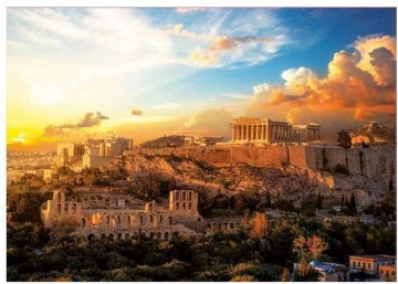 Puzzelwereld legpuzzel educa 18489 acropolis athene 1000 stukjes P