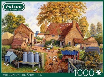 Puzzelwereld legpuzzel falcon de luxe 11274 Autumn on the Farm 1000 stukjes F