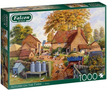 Puzzelwereld legpuzzel falcon de luxe 11274 Autumn on the Farm 1000 stukjes L