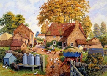 Puzzelwereld legpuzzel falcon de luxe 11274 Autumn on the Farm 1000 stukjes P