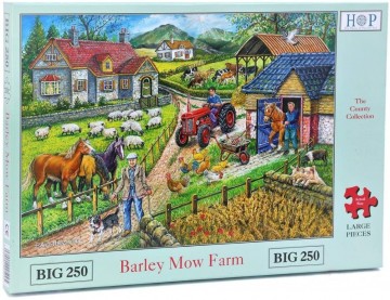 Puzzelwereld legpuzzel the house of puzzles 5095 Barley Mow Farm 250 stukjes XL L