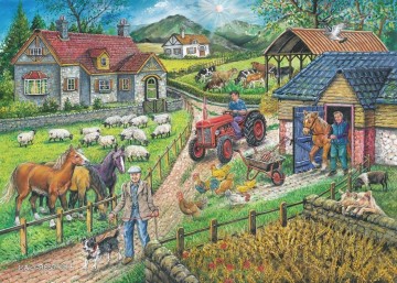 Puzzelwereld legpuzzel the house of puzzles 5095 Barley Mow Farm 250 stukjes XL P