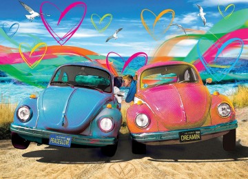 Puzzelwereld legpuzzel eurographics 5525 Beetle love 1000 stukjes Pve p