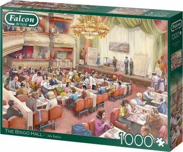 Puzzelwereld legpuzzel falcon de luxe 11316 the bingo hall 1000 stukjes R