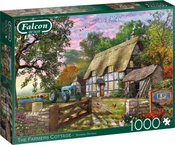 Puzzelwereld legpuzzel falcon de luxe 11278 The Farmers Cottage 1000 stukjes L