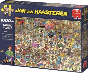 Puzzelwereld jan van haasteren de speelgoedwinkel puzzel   1000 stukjes rechts